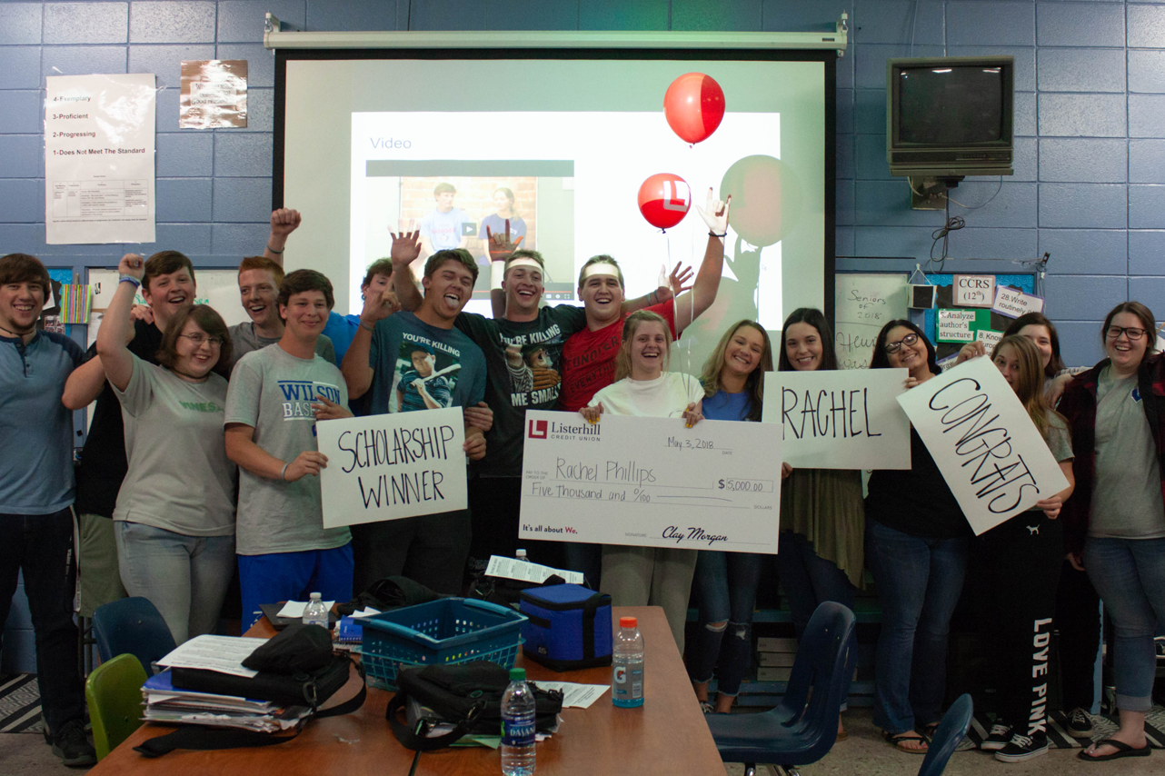 scholarship winner group photo