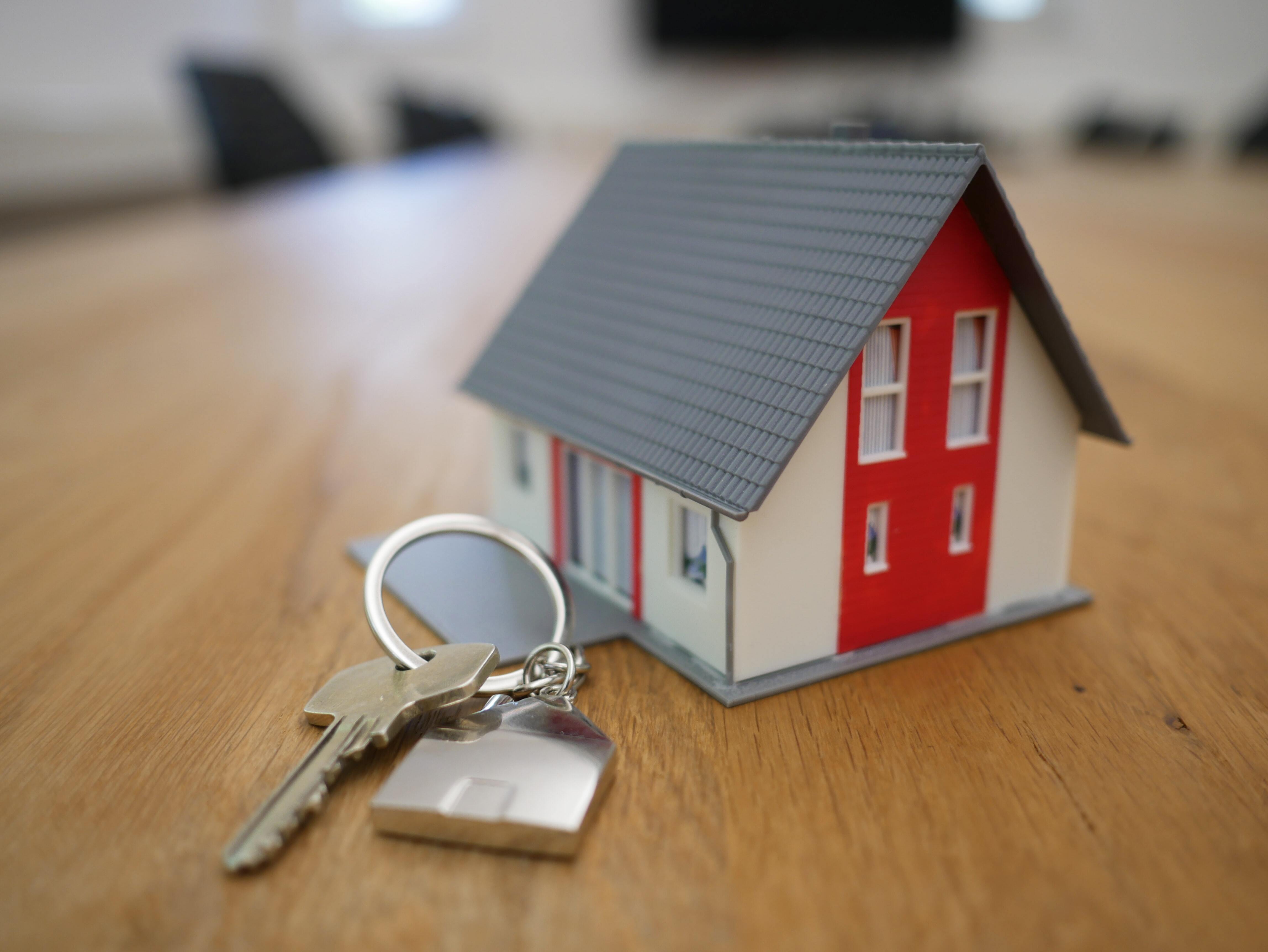 Mini House Stock Photo